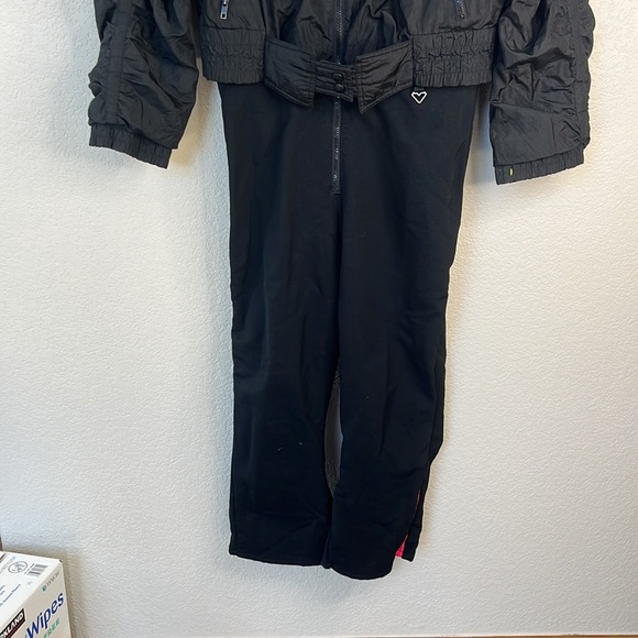 Obermeyer Ski Suit Vintage Black and neon size Medium - Picture 2 of 16